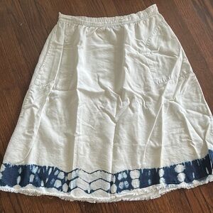 Tie dye skirt with pockets